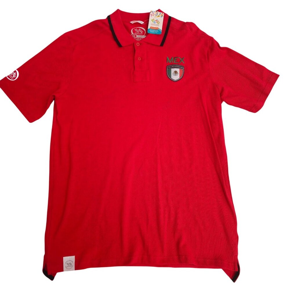Toronto 2015 Pan Am Games Mens Red Polo Shirt 2XL